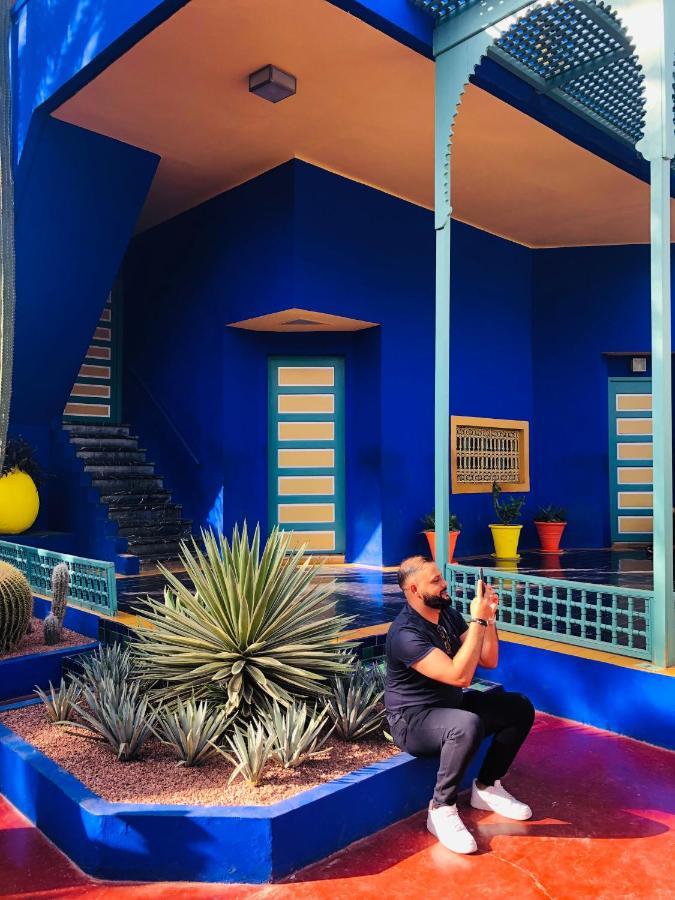 Riad Palmier Fleuri Marrakesh Bagian luar foto