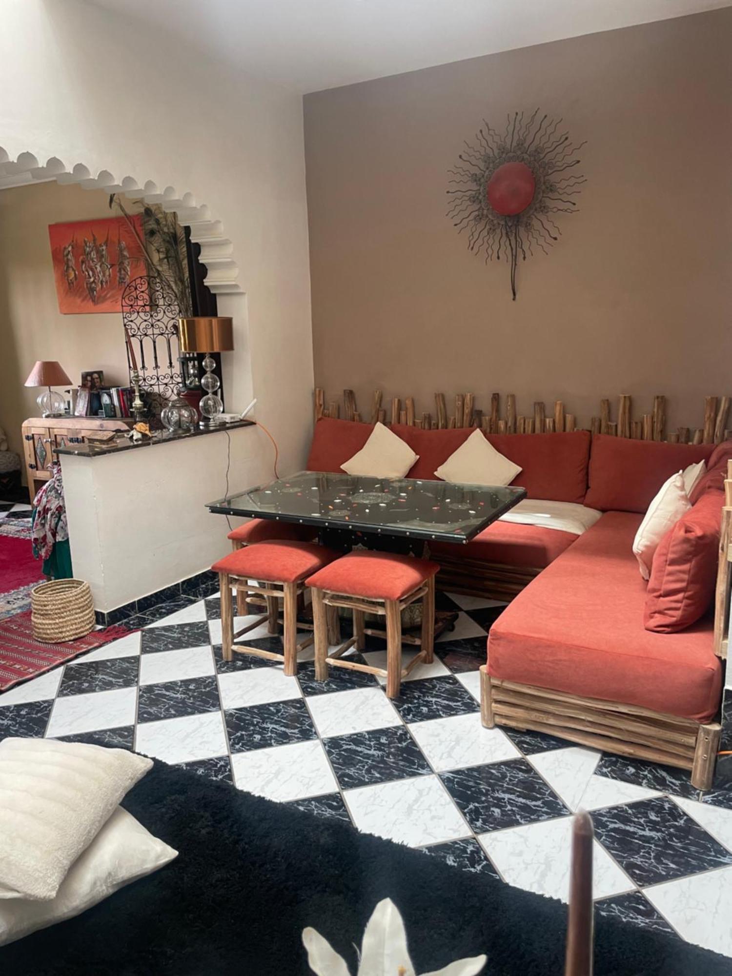 Riad Palmier Fleuri Marrakesh Bagian luar foto